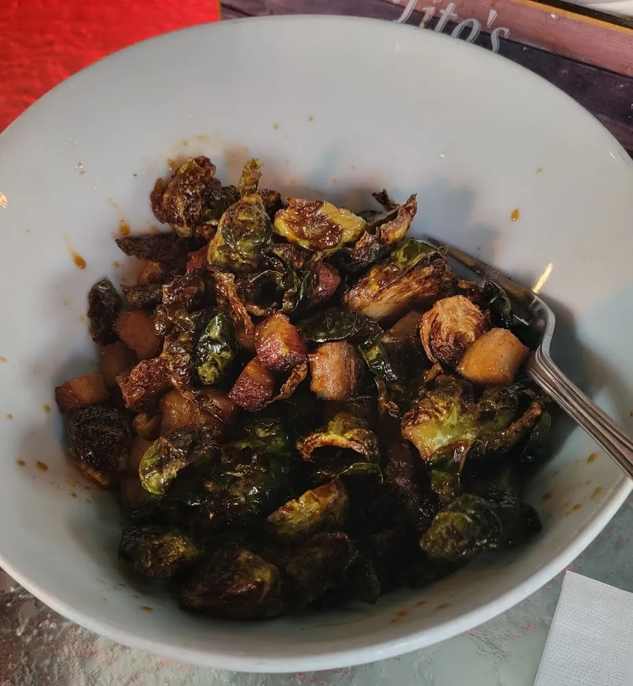 Asian Fried Brussels Sprouts
